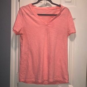 Plain V-neck T-shirt